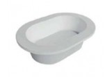 Countertop washbasin Cielo Karim 65x45, white