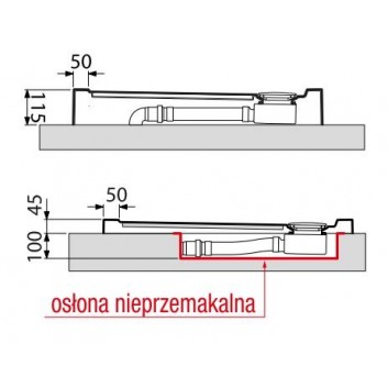 Brodzik Novellini New Olympic 80x80 cm, wys. 11 cm- sanitbuy.pl