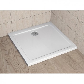 Brodzik Dolphi Radaway Doros C kwadratowy 80x80 cm- sanitbuy.pl