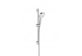 Shower set Hansgrohe Croma Select E 1jet 90 cm, wielkość główki prysznicowej 11 cm, white/chrome