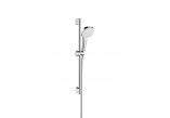 Shower set Hansgrohe Croma Select E 1jet 90 cm, wielkość główki prysznicowej 11 cm, white/chrome