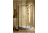 Quadrant shower enclosure Radaway Classic a 80x80 cm, chrome, transparent glass, 30010-01-01