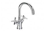 Washbasin faucet Steinberg Seria 250 two-handle, wys. 26 cm, chrome