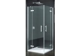 Cabin Sanswiss PUR pue2p shower wejście Narożne 90x90cm, part right, profil chrome, transparent glass (montaż z profilem)