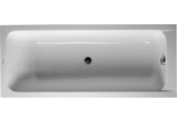 Bathtub Duravit D-Code rectangular 170x70 cm, For built-in, drain centalny