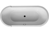 Bathtub Duravit Starck oval free standing with cover 190x90 cm