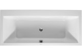 Bathtub Duravit Vero rectangular 190x90 cm with skew backs