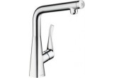 Kitchen faucet Hansgrohe Metris Select z rotating wylewką, DN 15, stainless steel, - optyczny