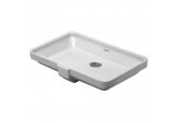 Under-countertop washbasin Duravit 2nd Floor 52,5x35 cm, without tap hole, white