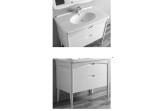 Cabinet vanity do Kerasan Retro 1049, white matt, 920130