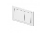 Flushing plate TECEbase do WC, double - white