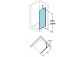 door shower huppe design 501 - folding, w. 800 mm, glass with coatinganti-plaque- sanitbuy.pl