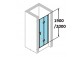 door shower huppe design 501 - folding, w. 800 mm, glass with coatinganti-plaque- sanitbuy.pl