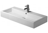 Washbasin Duravit Vero with shelf for battery, 1-hole, 100x47 cm, white