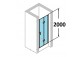 door shower huppe design 501 - folding, w. 800 mm, glass with coatinganti-plaque- sanitbuy.pl
