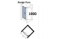 Door shower huppe design 501 - folding, w. 800 mm- sanitbuy.pl