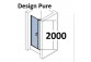 Door shower huppe design 501 - folding, w. 800 mm- sanitbuy.pl