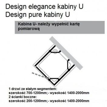 Door shower huppe design 501 - folding, w. 800 mm- sanitbuy.pl