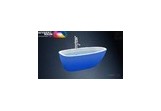 Bathtub MARCOONI VFA-21B 170x85 cm, freestanding, niebieski