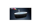 Bathtub MARCOONI VSA-38BL 180x95 cm, freestanding, black