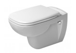 Bowl Duravit D-Code, 35,5x54,5 cm, hanging, white Alpin+soft-close WC seat 0067390000
