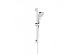 Shower set Hansgrohe Croma Select E Multi 0,65 m, wielkość główki 110 mm, EcoSmart 9 l/min, white/chrome