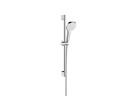 Shower set Hansgrohe Croma Select E 1jet 90 cm, wielkość główki prysznicowej 11 cm, EcoSmart 9 l/min, white/chrome
