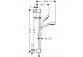 Shower set Hansgrohe croma Select s 1jet 65 cm- sanitbuy.pl