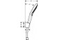 Słuchawka Hansgrohe raindance Select s with handle porter s 1,6 m- sanitbuy.pl