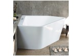 Bathtub acrylic Duravit Paiova 177x130 cm corner right with integrated cover