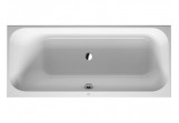 Bathtub Duravit Happy D.2 160x70 cm with backrest ukośnym on the left stronie