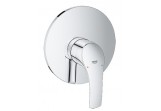 Shower mixer Grohe Eurosmart wall mounted, chrome, single lever, 1-odbiornik