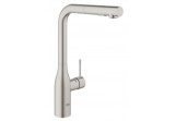Kitchen faucet GROHE Essence 1/2" standing, wys. 348 mm, supersteel, single lever