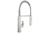 Kitchen faucet GROHE Eurocube 1/2", standing, wys. 547 mm, supersteel, with pull-out spray