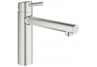 Kitchen faucet GROHE Concetto 1/2" standing, wys. 265 mm, supersteel, single lever