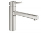 Kitchen faucet GROHE Concetto 1/2" standing, wys. 264 mm, supersteel, single lever