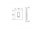 Flush plate grohe skate front, flushing for concealed cisterns- sanitbuy.pl