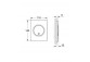 Flush plate grohe skate front, flushing for concealed cisterns- sanitbuy.pl