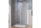 Door 1 hinged with wall SanSwiss PUR PU31 left, chrome, szer. do 1600 mm, wys. do 2300 mm (MAX), transparent