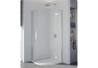Quadrant shower enclosure jednoczęściowa SanSwiss PUR P3P right, radius 550 mm, szer. 750 - 1200 mm, wys. 2000 mm, chrome, transparent