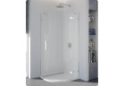 Quadrant shower enclosure jednoczęściowa SanSwiss PUR P3 right, radius 500 mm, wys. 2000 mm, szer. 750 - 1200 mm, chrome, transparent 