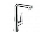 Kitchen faucet single lever Hansgrohe Talis Select S standing, wys. 339 mm, chrome, obrotowa spout