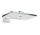 Overhead shower Hansgrohe Rainmaker Select 460 3jet dł. 586 mm, white/chrome, arm 450 mm
