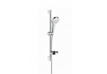 Shower set Hansgrohe Croma Select S Vario 0,65 m, white/chrome, soap dish Casetta