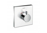 Bateria termostatyczna Hansgrohe ShowerSelect Glass podtynkowa, el. zewnętrzny, biały/chrom, 2 odbiorniki- sanitbuy.pl