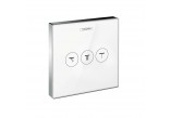 Bateria termostatyczna Hansgrohe ShowerSelect Glass podtynkowa, el. zewnętrzny, biały/chrom, HighFlow- sanitbuy.pl