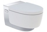  Set Geberit AquaClean Mera Comfort - urządzenie WC z funkcją higieny intymnej, 38x58 cm, bowl white with coating KeraTect, panel dekoracyjny chrome