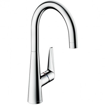 Bateria kuchenna 1-uchwytowa Hansgrohe Talis S 260 wys. 400 mm, chrom, obrotowa wylewka- sanitbuy.pl