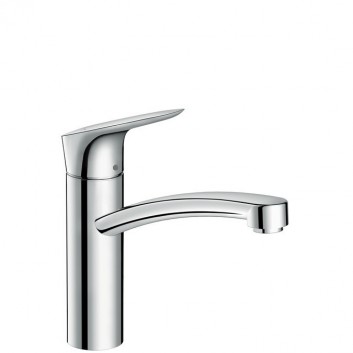 Bateria kuchenna 1-uchwytowa Hansgrohe Talis S 260 wys. 400 mm, chrom, obrotowa wylewka- sanitbuy.pl