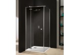 Door shower 90 cm with fixed Component ronal Pur light - right- sanitbuy.pl